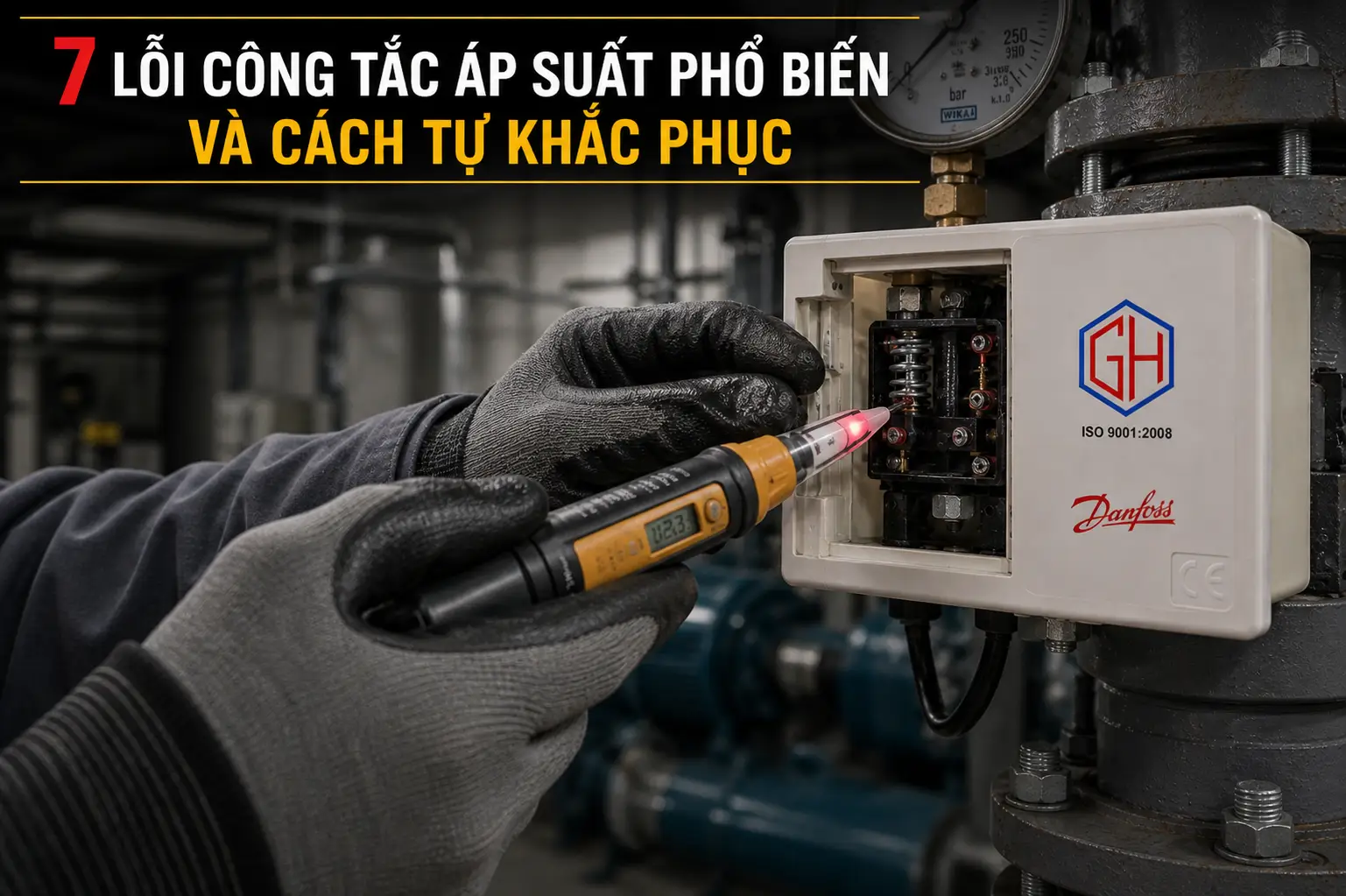 lỗi công tắc áp suất