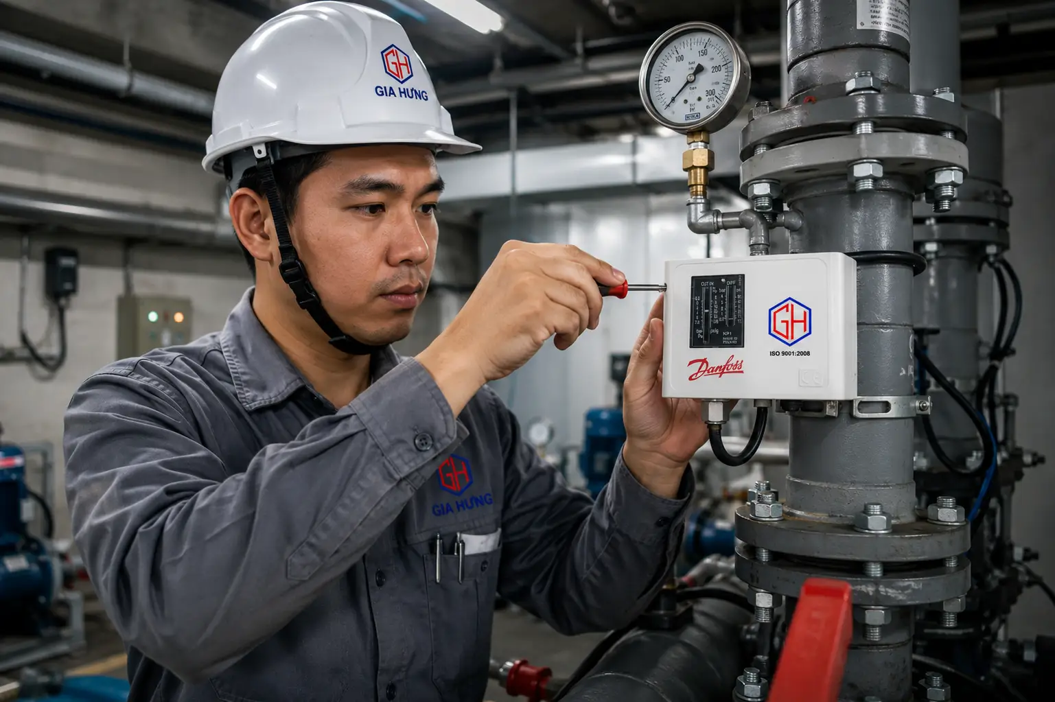 So sánh công tắc áp suất Danfoss, Saginomiya, Autosigma