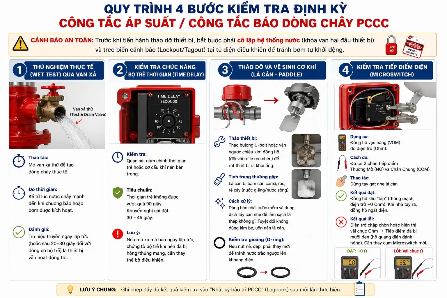 Quy Trình 4 Bước Kiểm Tra Định Kỳ
